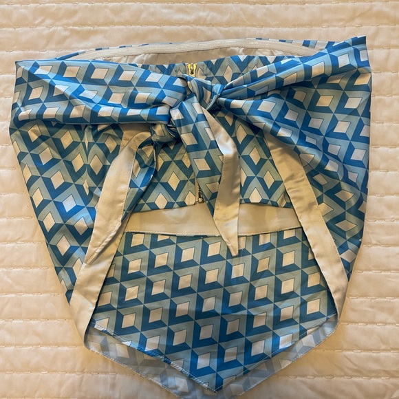 Geo top & pant set/ blue/ small - Picture 4 of 4